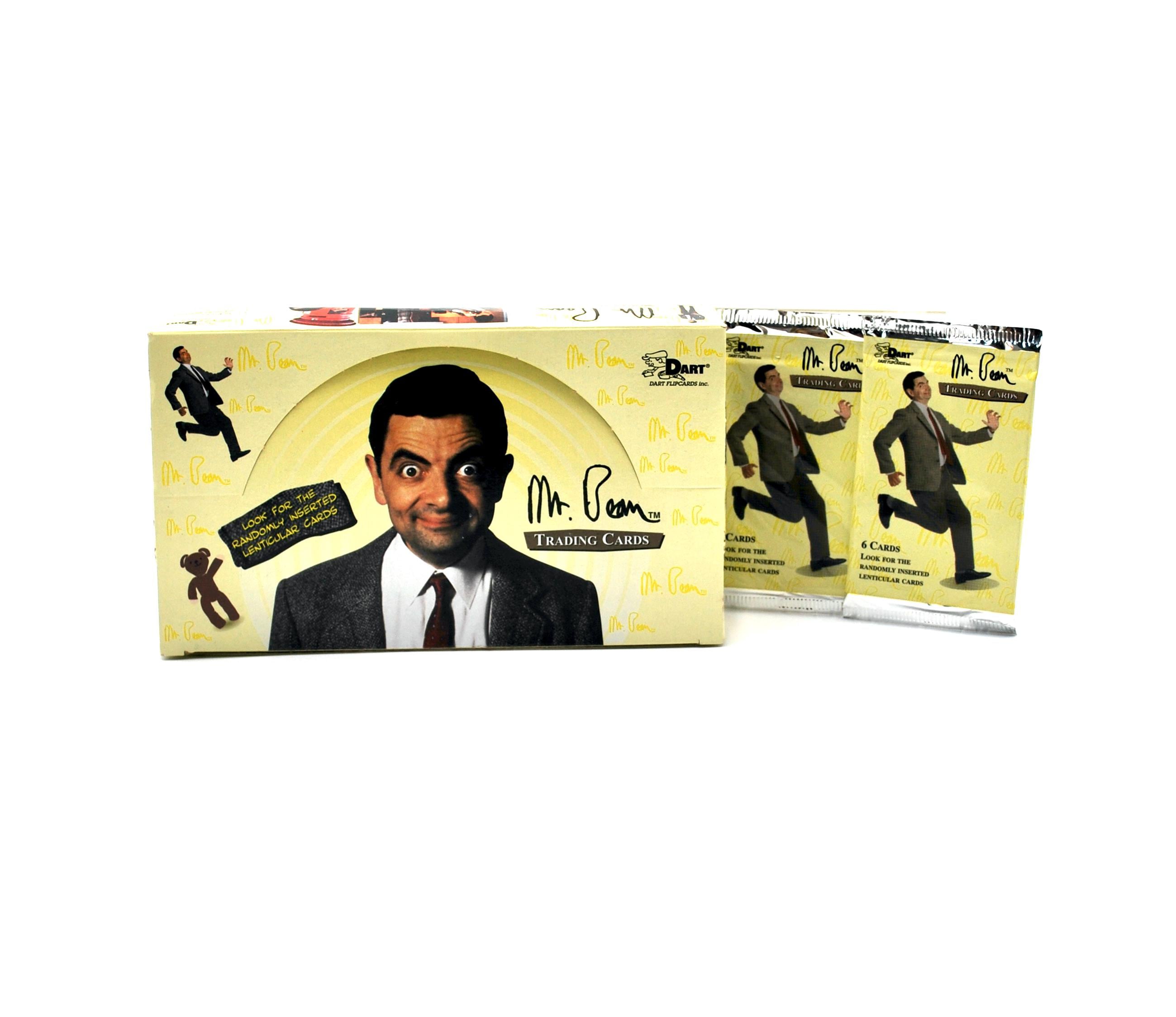 2 Packs Mr Bean Trading Cards Dart Flipcards 1997 Rowan Atkinson