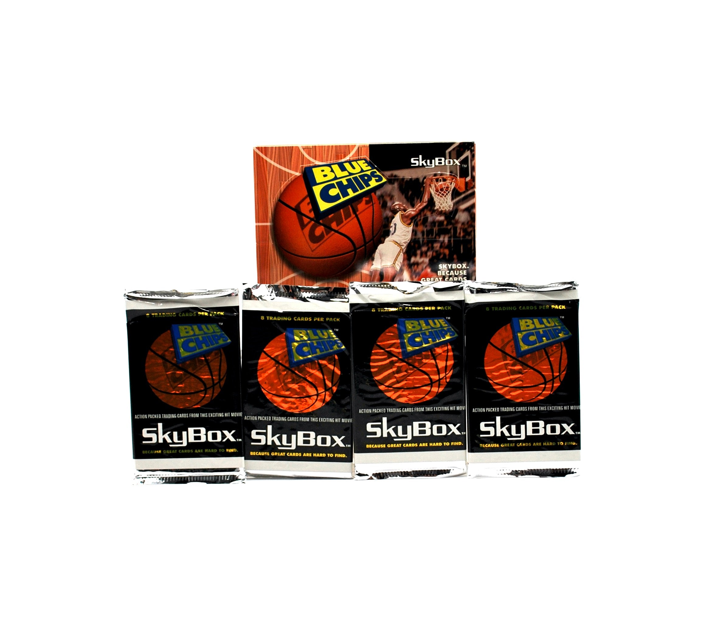 4 Packs of Blue Chips Trading Cards by Skybox Shaq Movie - Etsy, image size:2342x2101