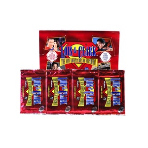 4 Packungen Lois & Clark New Adventures of Superman Sammelkarten von Skybox 1995 Dean Cain DC Comics