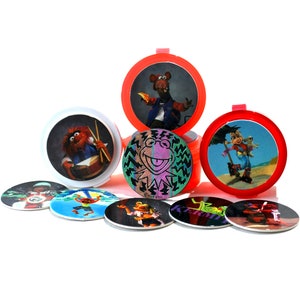 Jim Henson&#39;s Muppets Pogs and Slammer with Pog Tube