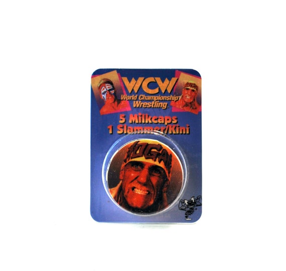 WCW World Championship Wrestling Pogs & Slammer Blister Pack 5