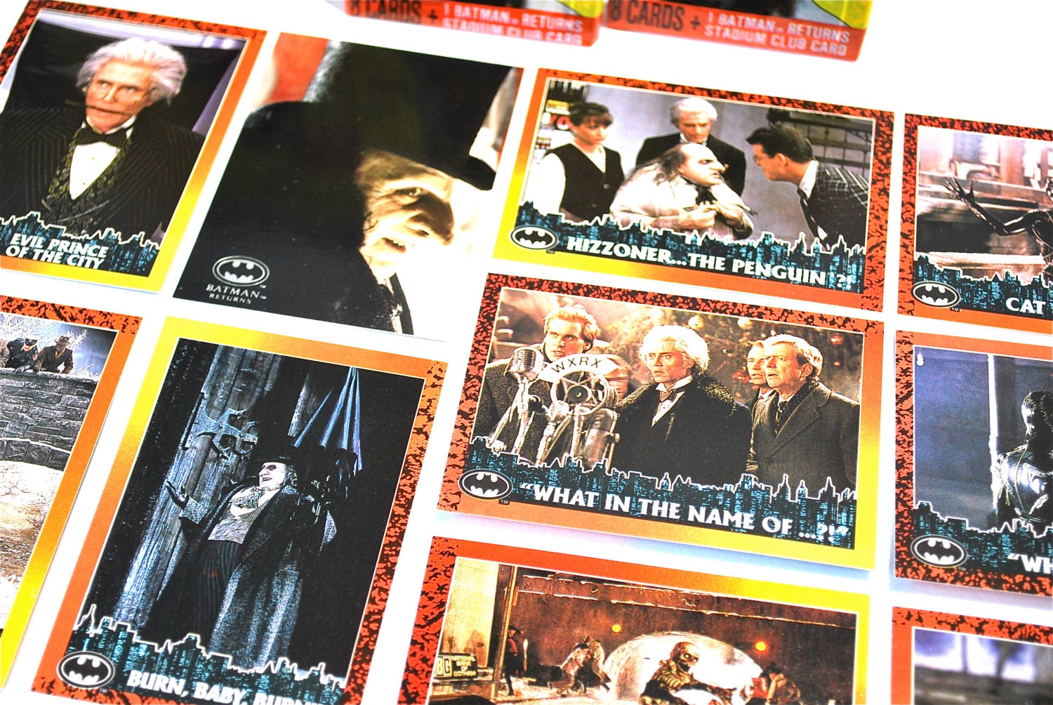 4 Packs of Batman Returns Movie Cards Topps 1991 DC the - Etsy Israel