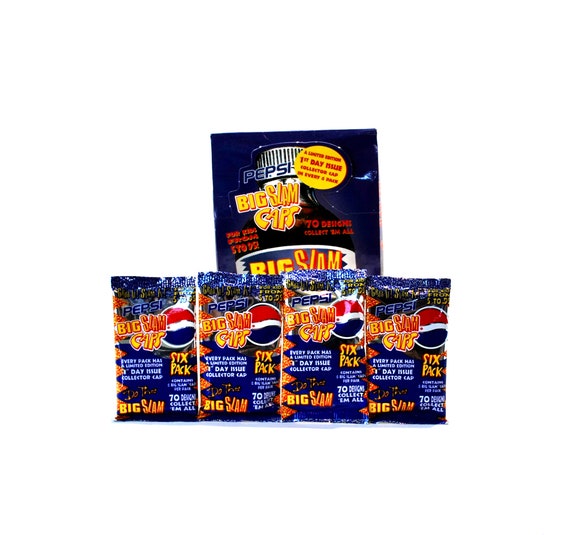 4 Packs of Pepsi Big Slam Caps 1st Day Issue 1995 Pogs - Etsy