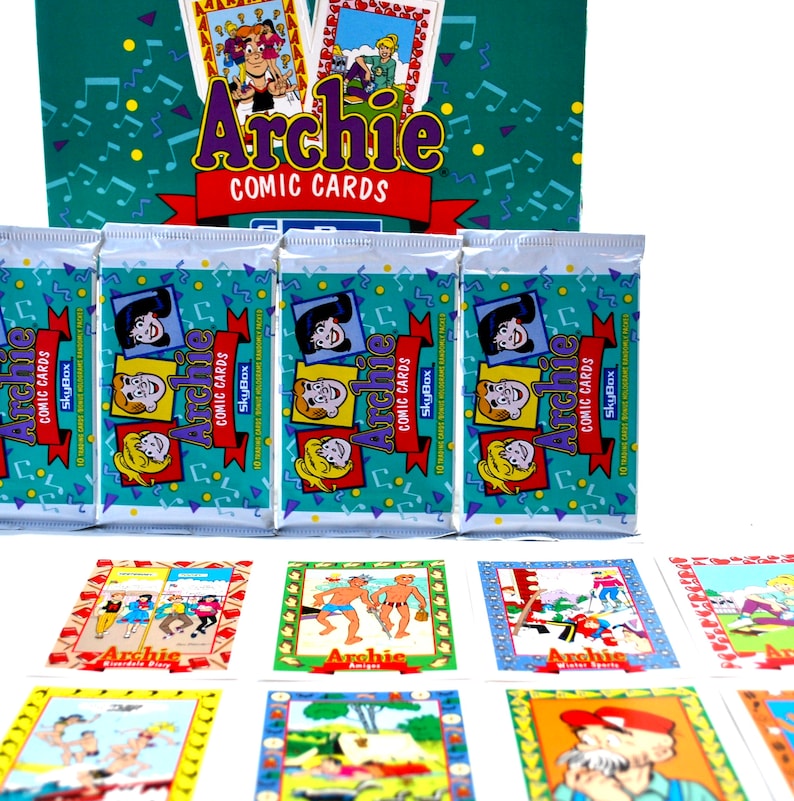 4 Packs of Archie Comic Trading Cards by Skybox 1992 - Etsy