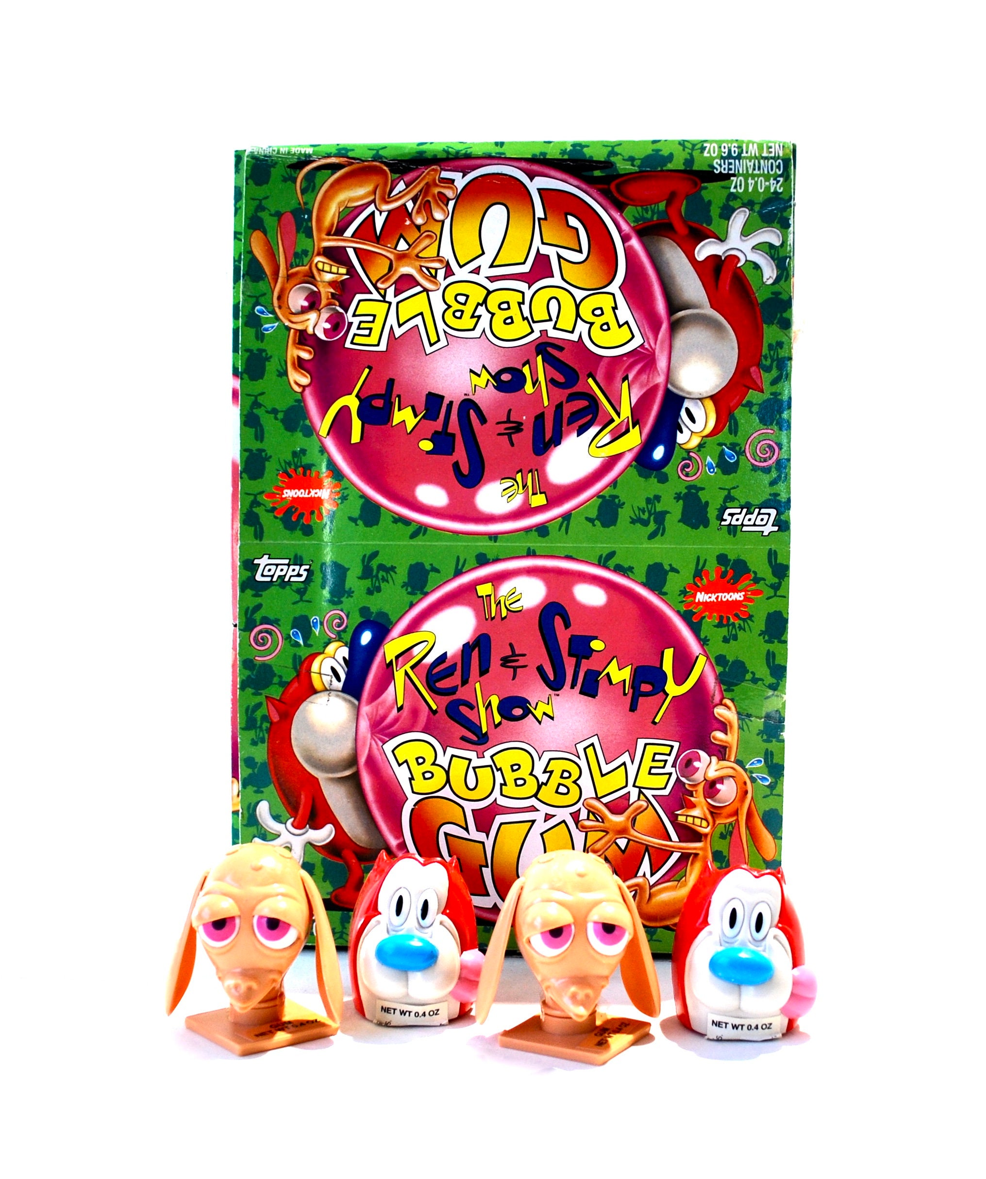 Ren & Stimpy Bubble Gum Candy Containers Nickelodean 1993 - Etsy