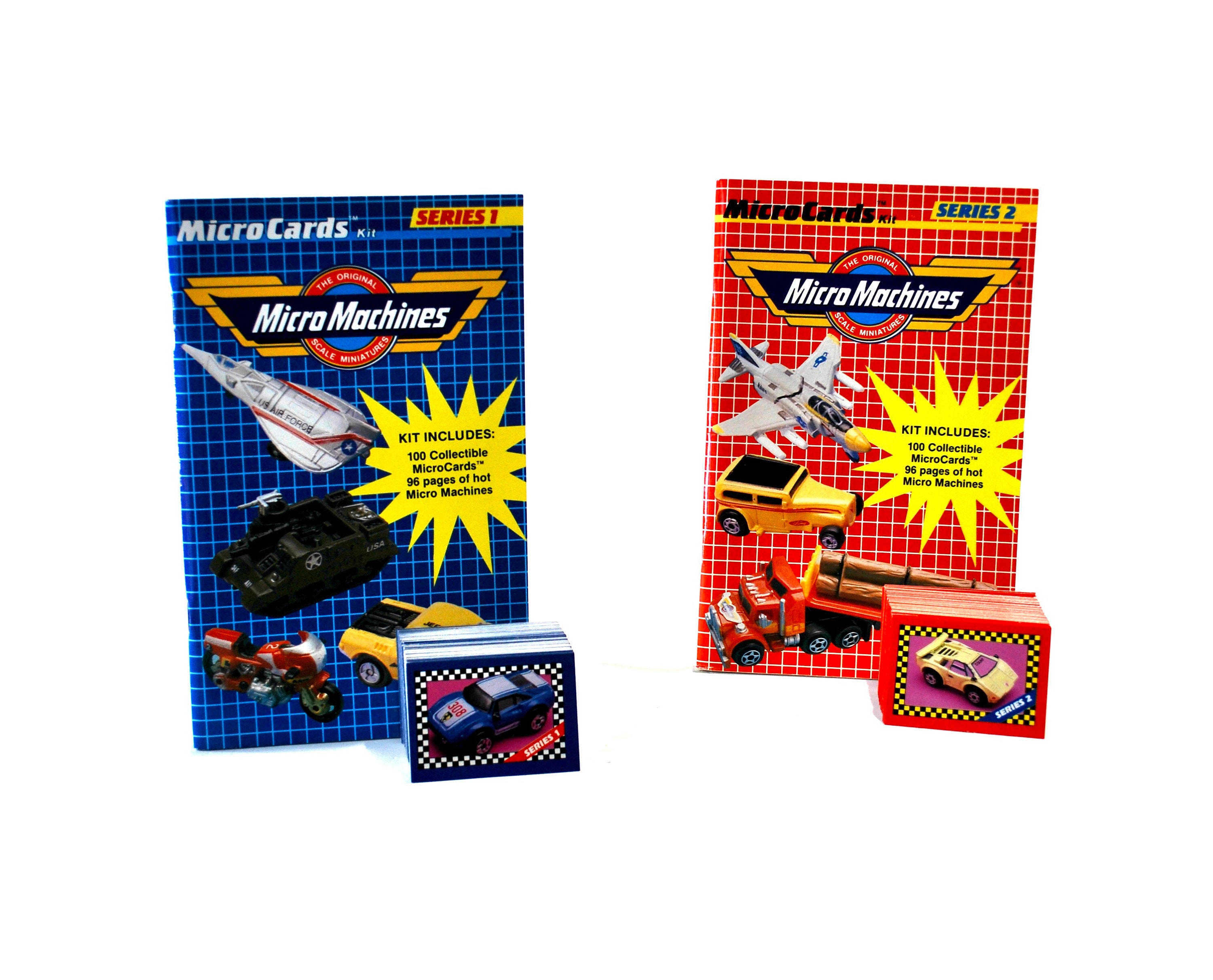 Micro Machines Micro Cards Kit Series 1 & 2 1989 Complete