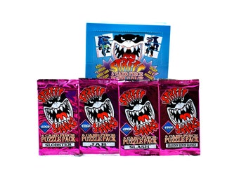 4 Pack of Street Shark Puzzle Cards by Collectors Edge 1995 - Etsy