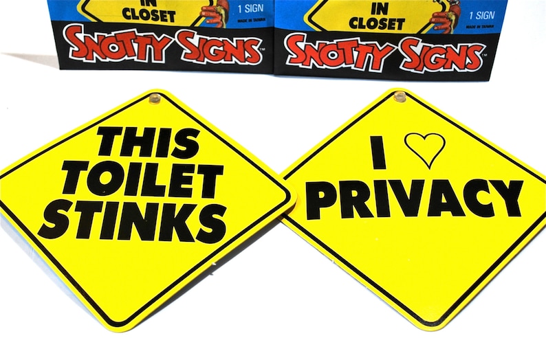 2 Snotty Signs by Topps 1986 GPK image 5