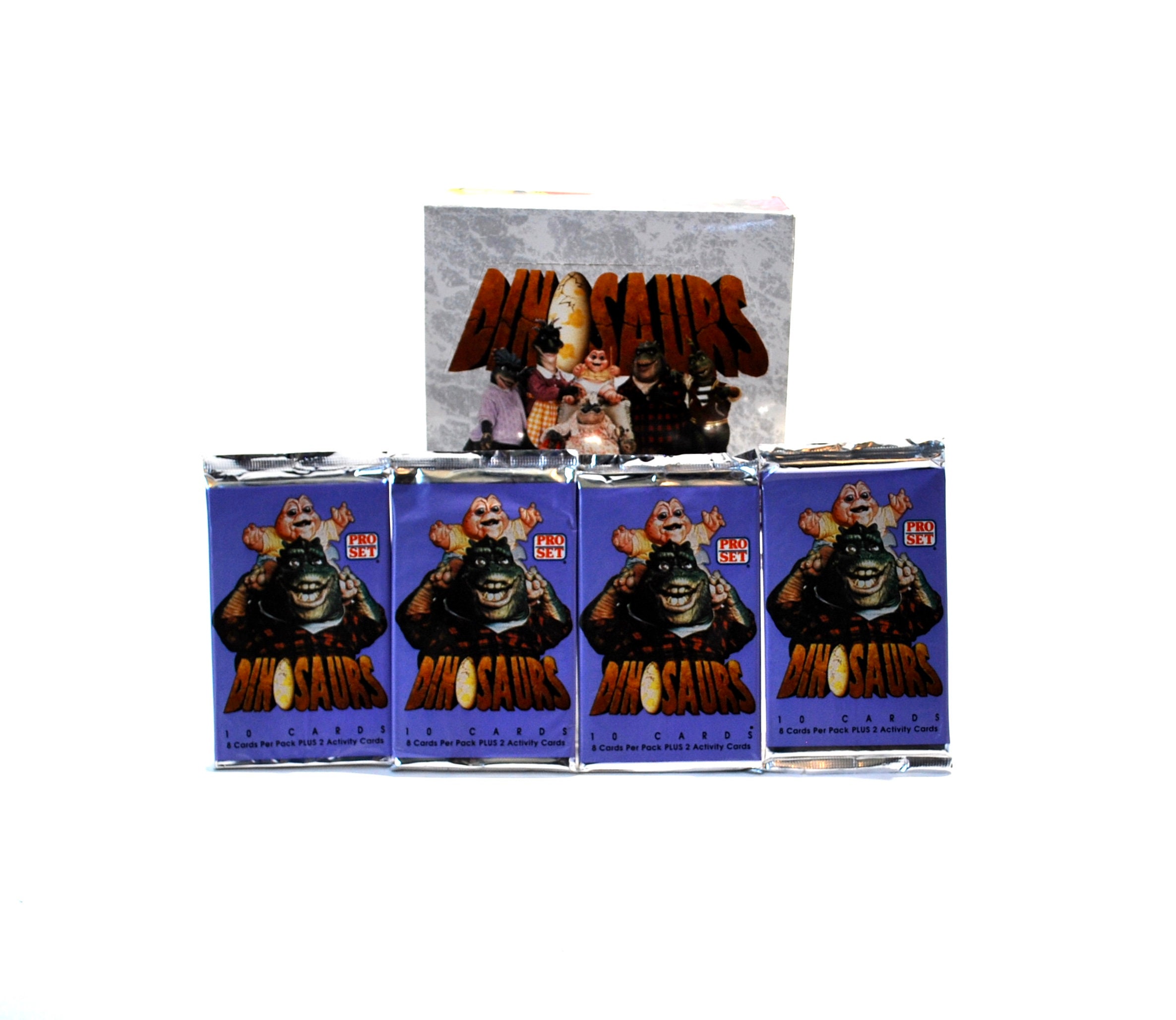 4 Packs Dinosaurs TV Show Trading Cards by Pro Set Not the Mama - Etsy