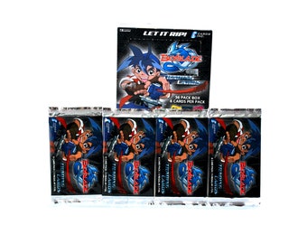 4 paquets de cartes à collectionner BeyBlade par Cards Inc