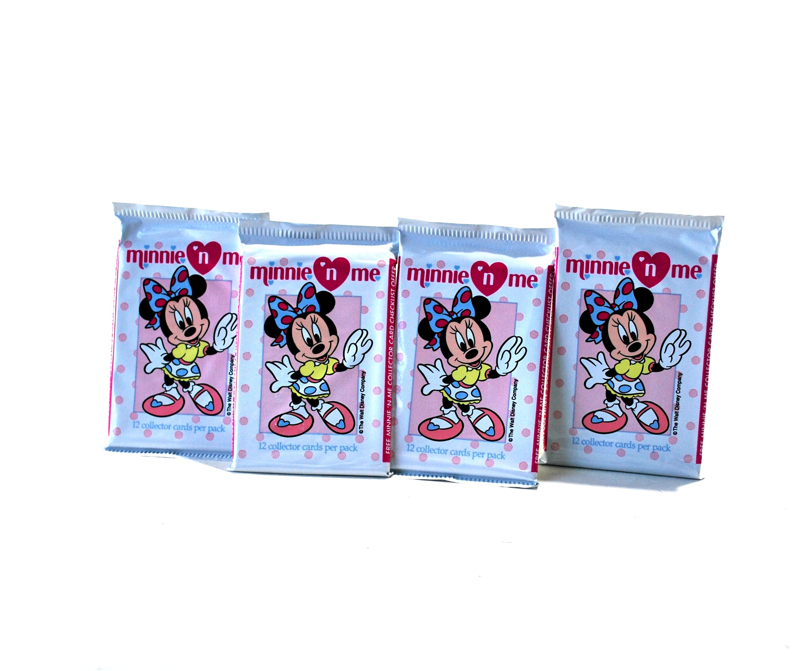 4 Packs Minnie 'n Me Trading Cards Disney Mickey Mouse - Etsy