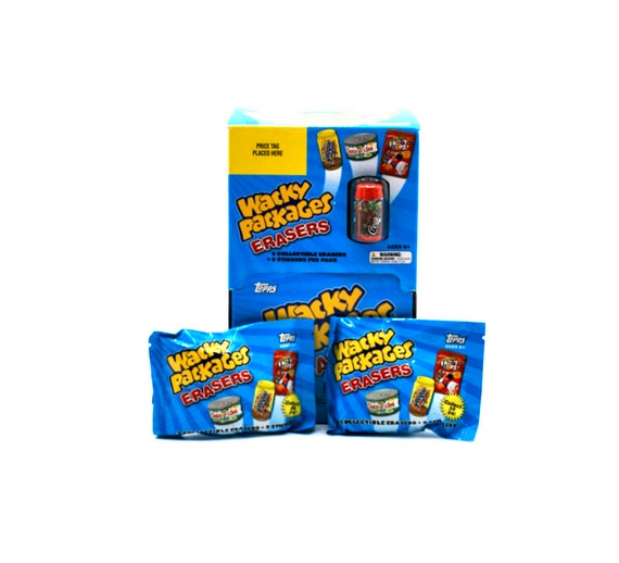 Wacky Packages Eraser Packs & Vending Box Series 2 Topps GPK