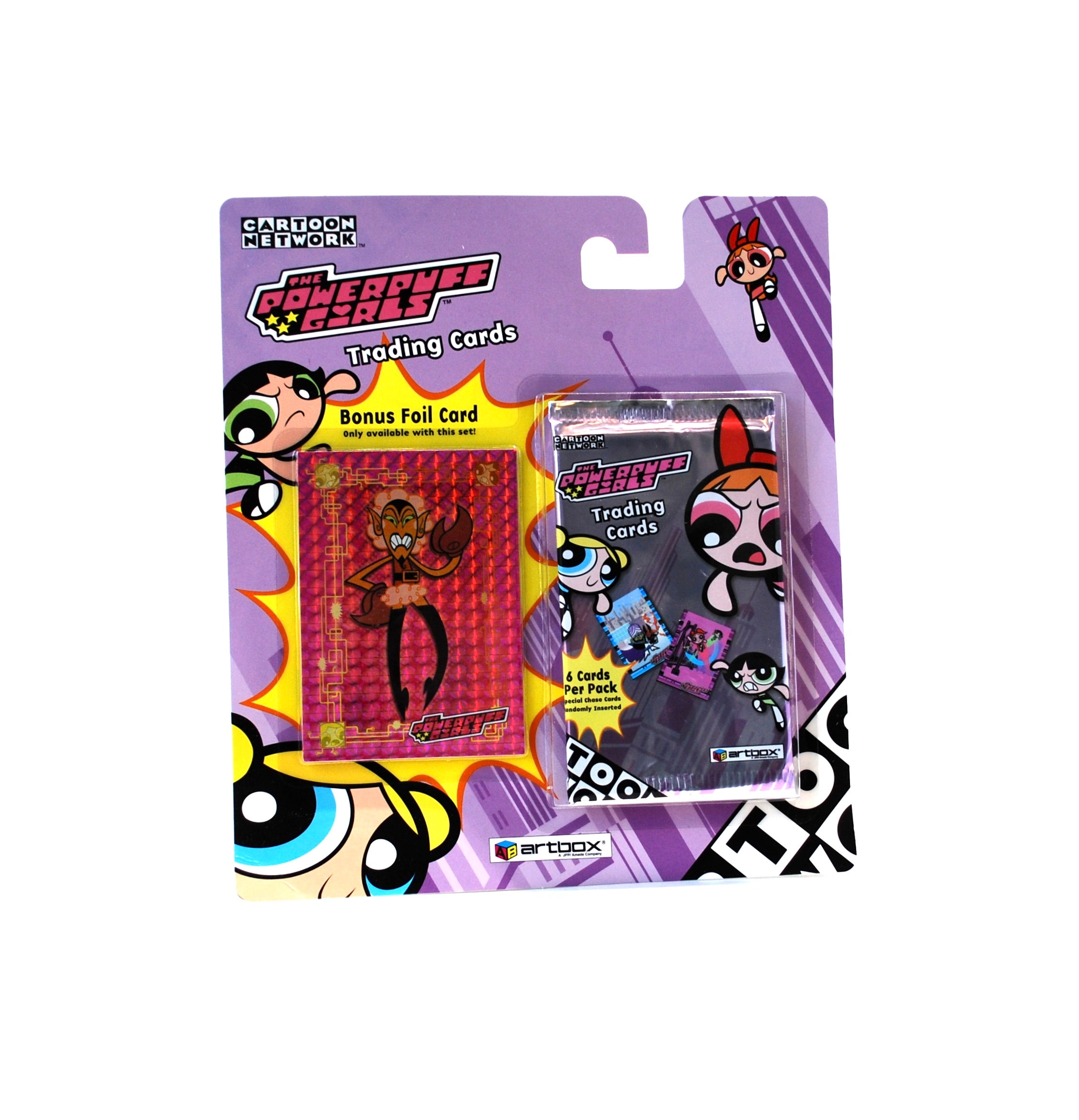 パワーパフガールズ　トレーディングカード パワーパフガールズ トレーディングカード ブリスターパック 2個