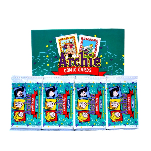 4 packs of Archie Comic Trading Cards by Skybox 1992