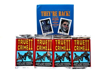4 packs of True Crime Trading Cards Series II by Eclipse
