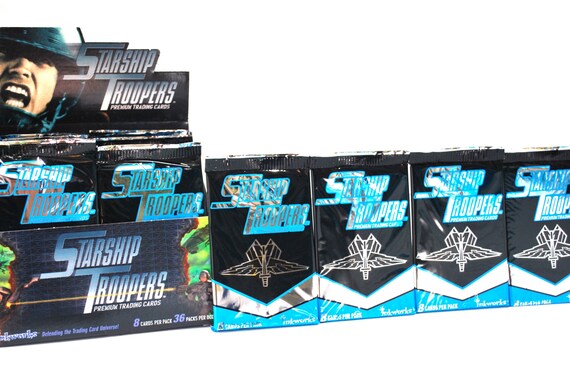 4 Packs Starship Troopers Trading Cards by Inkworks Bugs, Bugs