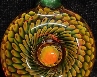 Snakeskin Glass with Gilson Opal. #33