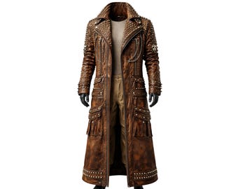 Stage Killer Studded Leather Coat