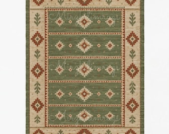 Red Geometric Kilim Rug, Handwoven Wool Flatweave Carpet, Boho Tribal Diamond Pattern Rug