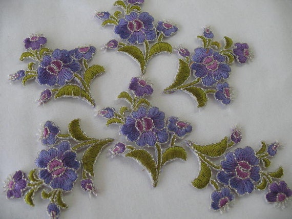 6  FLOWER IRON ON. - image 2