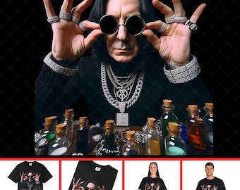 Prinz Rapper T-Shirt Design: Gangsta Hip Hop PNG (Digitale Datei)