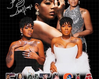 Fantasia Barrino PNG-Datei - Rock Soul 2026 Tour PNG-Datei: Konzert T-Shirt Design (Digitaler Download)