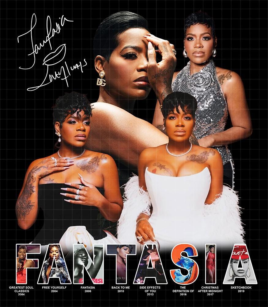 Fantasia Barrino PNG File Rock Soul 2026 Tour PNG Concert T Shirt Il 333w 