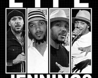 Lyfe Jennings Die Abenteuer von Lyfe Tour 2026 PNG-Datei, Konzert-T-Shirt-Design (Digitaler Download)
