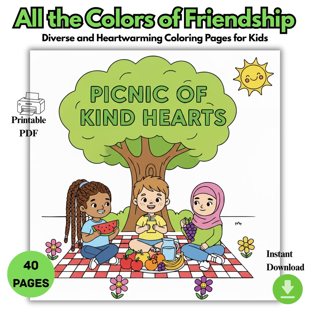 Multicultural Coloring Pages for Kids | Diversity Inclusion SEL ...