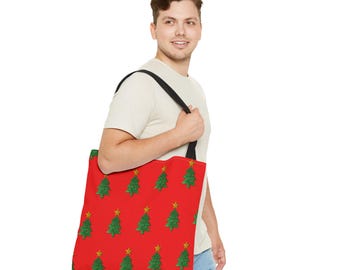 Christmas Tree Tote Bag: Festive Holiday Shopping Bag