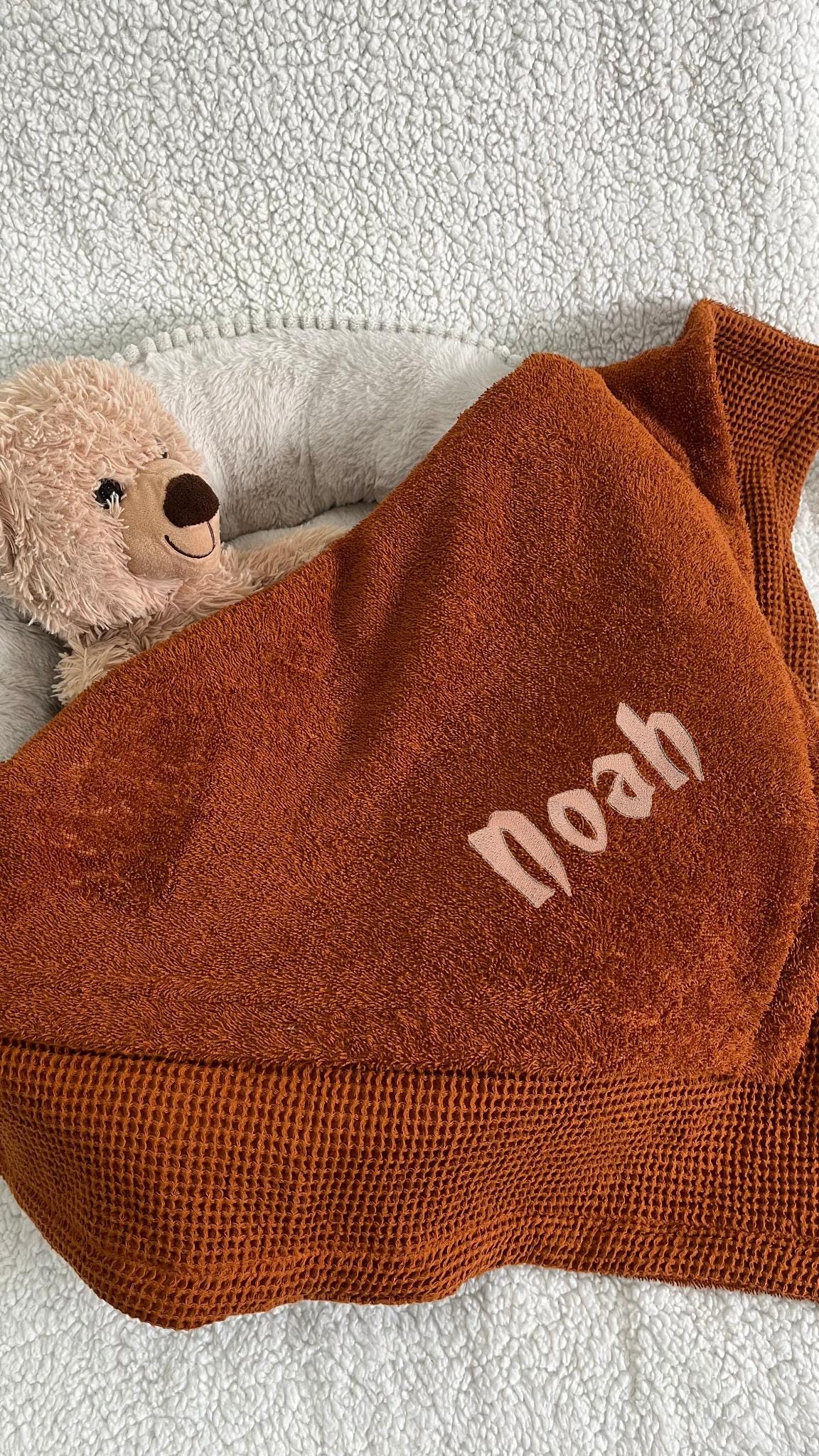 1 Pezzo Coperta Con Cappuccio A Forma Di Orso, In Morbida - copertina