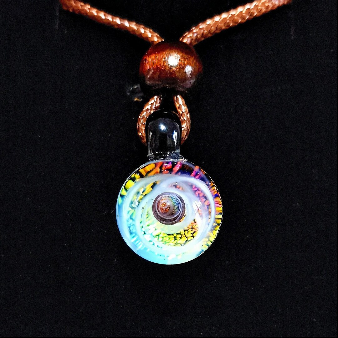 Handmade Class Universe Galaxy Sphere Pendant: Celestial Solar System ...