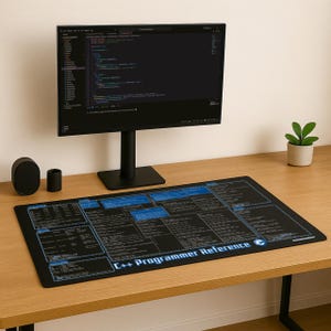 C++ Programmer Reference Desk Mat - Coding Cheat Sheet image 3