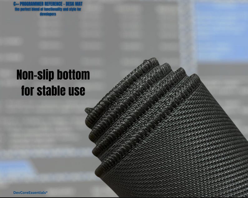 C++ Programmer Reference Desk Mat - Coding Cheat Sheet image 7