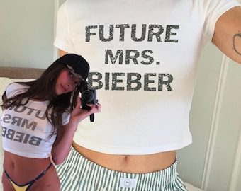Future Mrs Bieber Baby Tee Tank Top T-Shirt