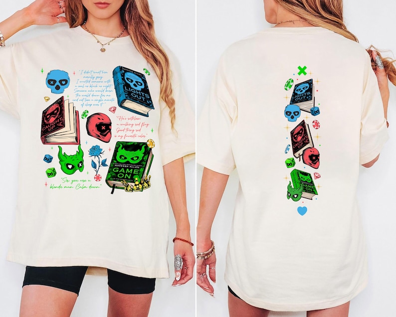 Game On Navessa Allen Shirt, Dark Romance Series Sweatshirt, Booktok Shirt, Lights Out Caught Up Series Shirt