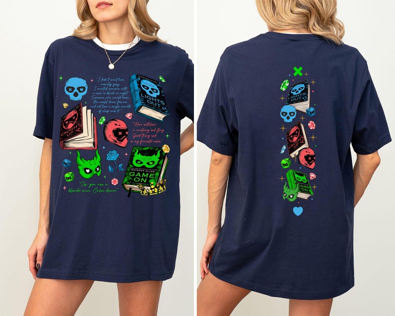 Game On Navessa Allen Shirt, Dark Romance Series Sweatshirt, Booktok Shirt, Lights Out Caught Up Series Shirt