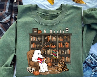 Halloween Ghost Book Dungeon Crawler Carl Sweatshirt, Halloween Princess Donut Shirt, Ghost Book Sweatshirt, Scifi Book Shirt