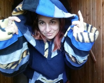 patchwork festival coat.... up cycled and super funked