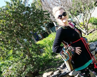 recycled eco pixie, elf coat hoodie