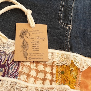 Jupe en jeans recyclé