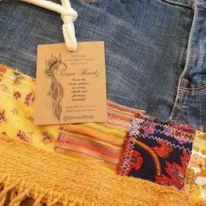 Jupe en jeans recyclé