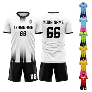 Custom Soccer Jersey, Personalized Team Uniform with Name, Number, Logo image 10