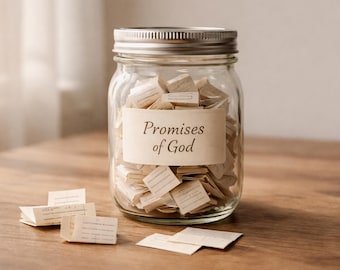 Pote com Versículos Bíblicos das Promessas de Deus - Faça Você Mesmo - Devocionais Diários com Citações Bíblicas (Download Digital)