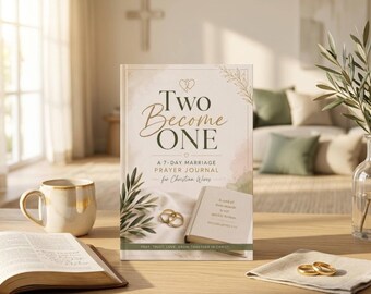 Diario de oración cristiana para esposas / Estudio bíblico de 7 días (PDF imprimible)