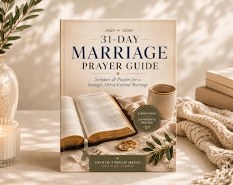 Guía de oración matrimonial de 31 días: devocional, libro de reflexiones y pasajes bíblicos para parejas cristianas (PDF)