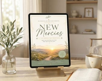 Cuaderno devocional cristiano Nuevas Misericordias / Estudio bíblico de 7 días para un nuevo comienzo (PDF)