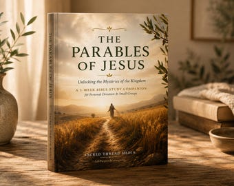 Guía de estudio bíblico sobre las parábolas de Jesús / Devocional cristiano de 5 semanas - PDF