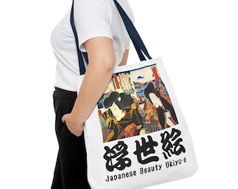 Bolsa de mano de arte oriental / Estilo japonés vintage Ukiyo-e, regalo asiático 5