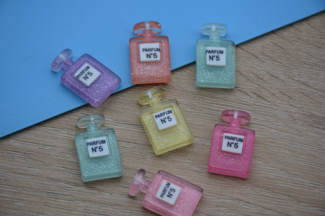 12 Resin Perfume Bottle Cabochons Kawaii DIY Jewelry Etsy